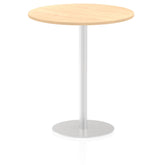 Dynamic Italia 1000mm Poseur Round Table Maple Top 1145mm High Leg ITL0151 DD